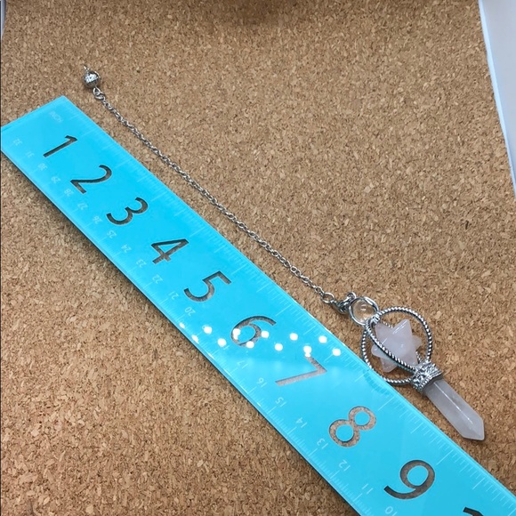 Rose quartz sacred Geometry rotating pendulum - Picture 11 of 11